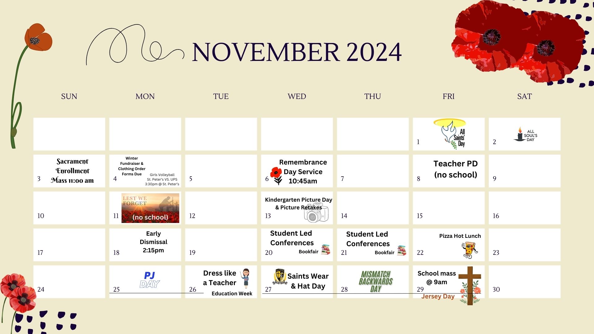 November Calendar