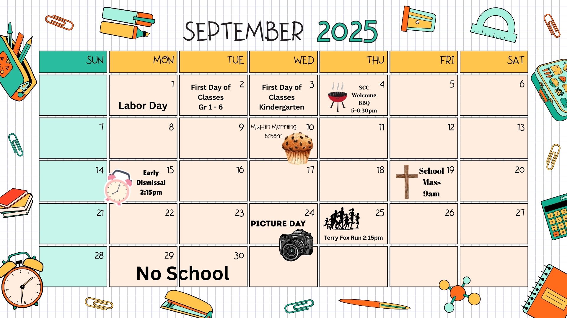 September Calendar
