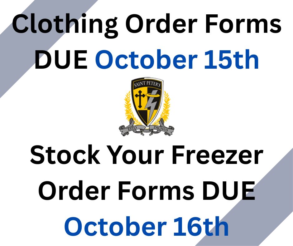 Order Form Due Dates