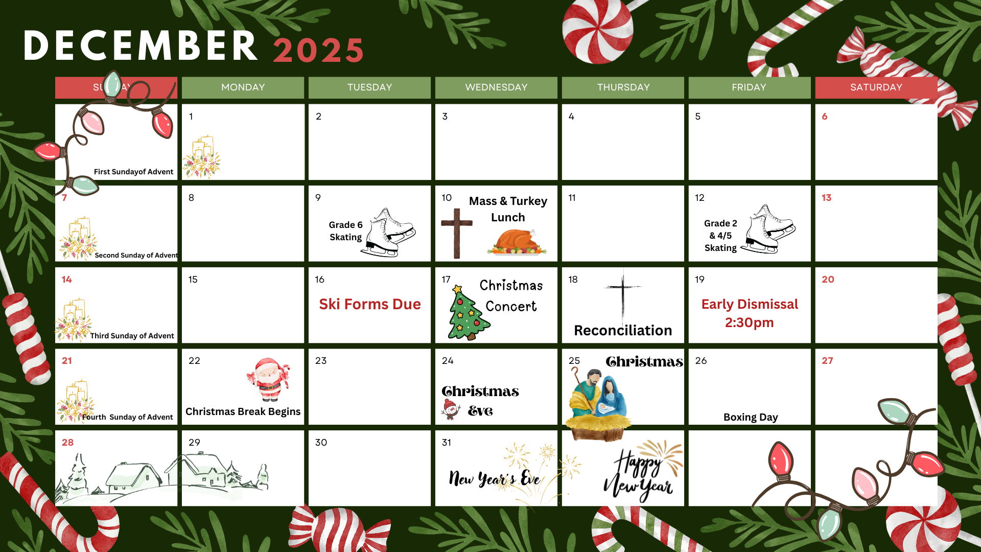 December Calendar