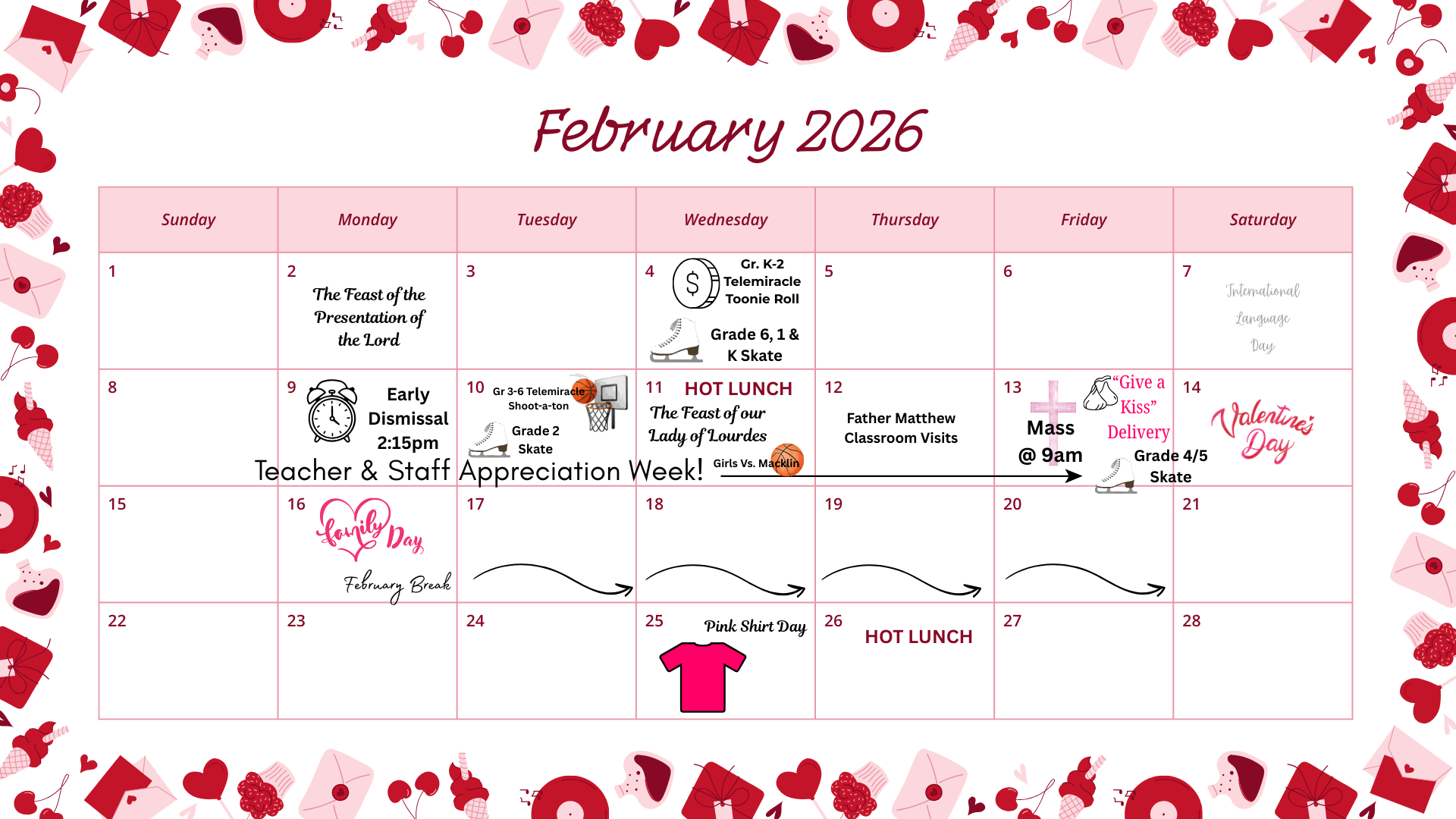 February Calendar