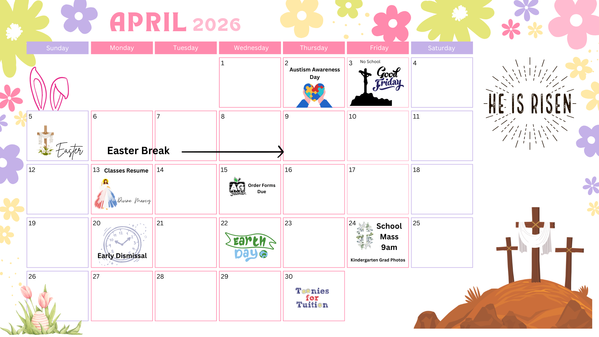 April Calendar
