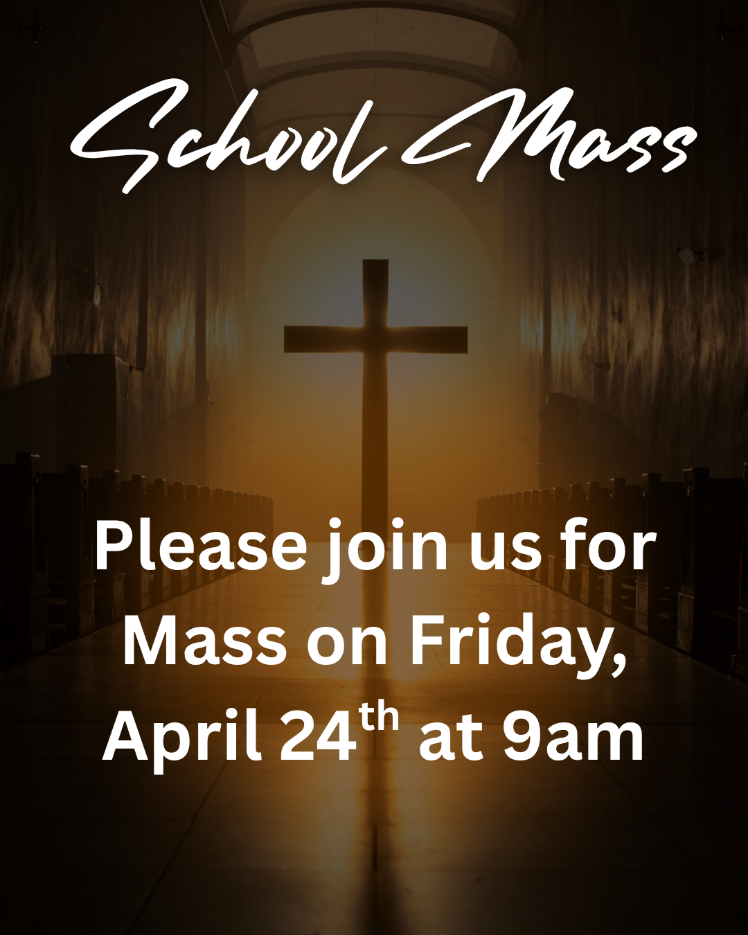 School Mass April 24