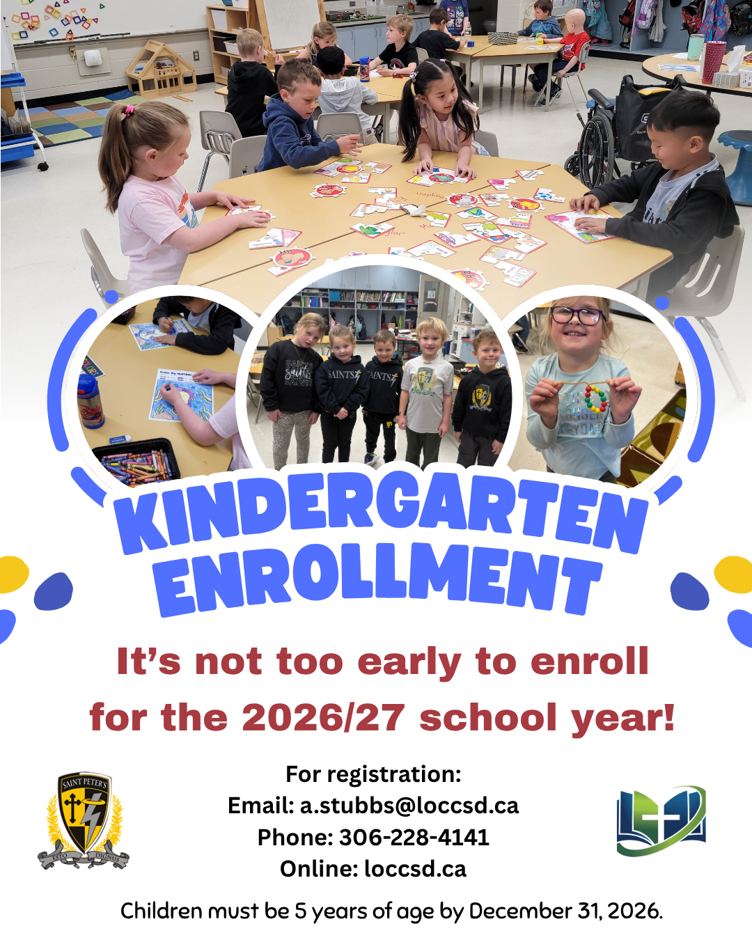 Kindergarten Registration has started!