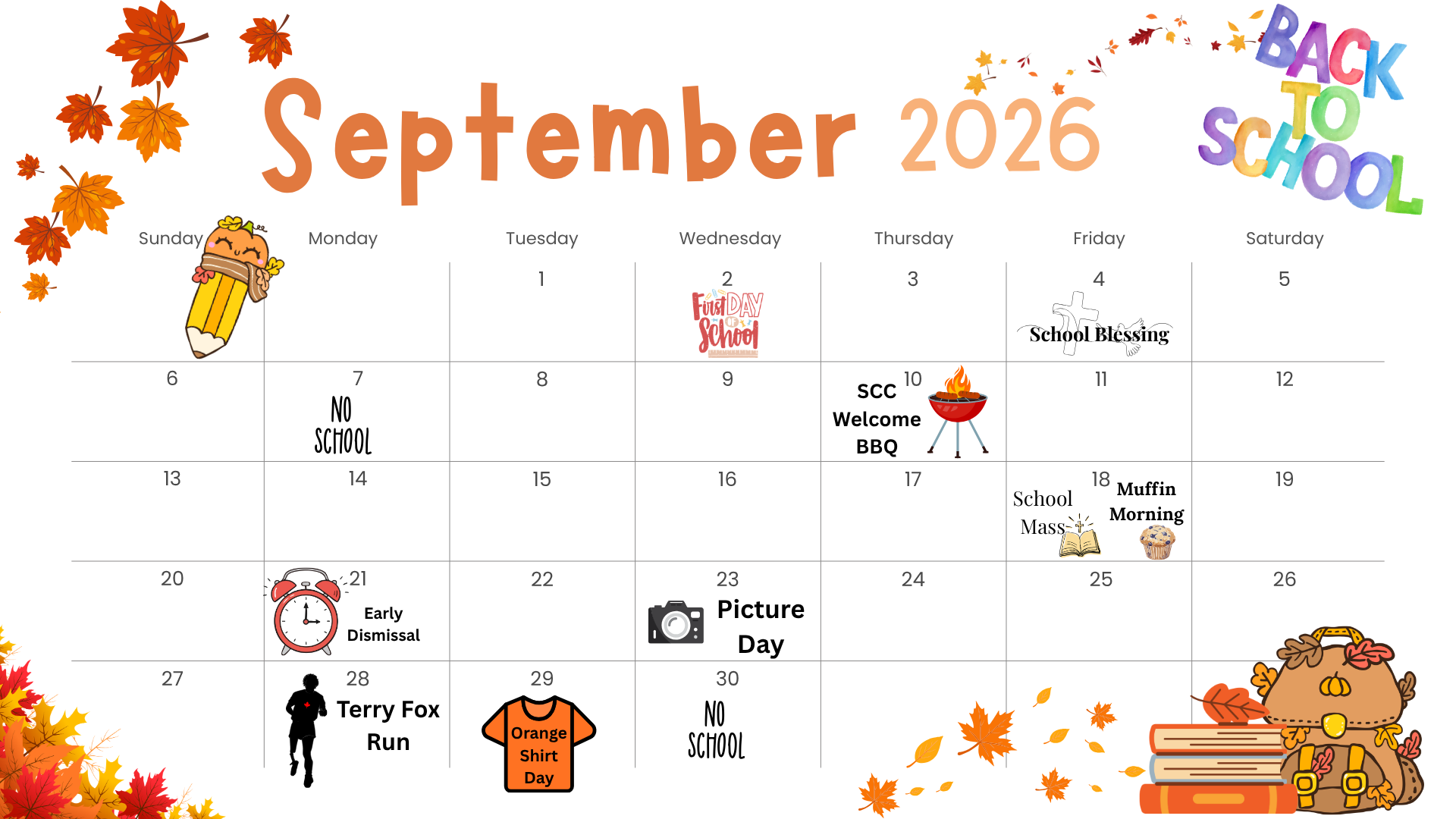 September Calendar