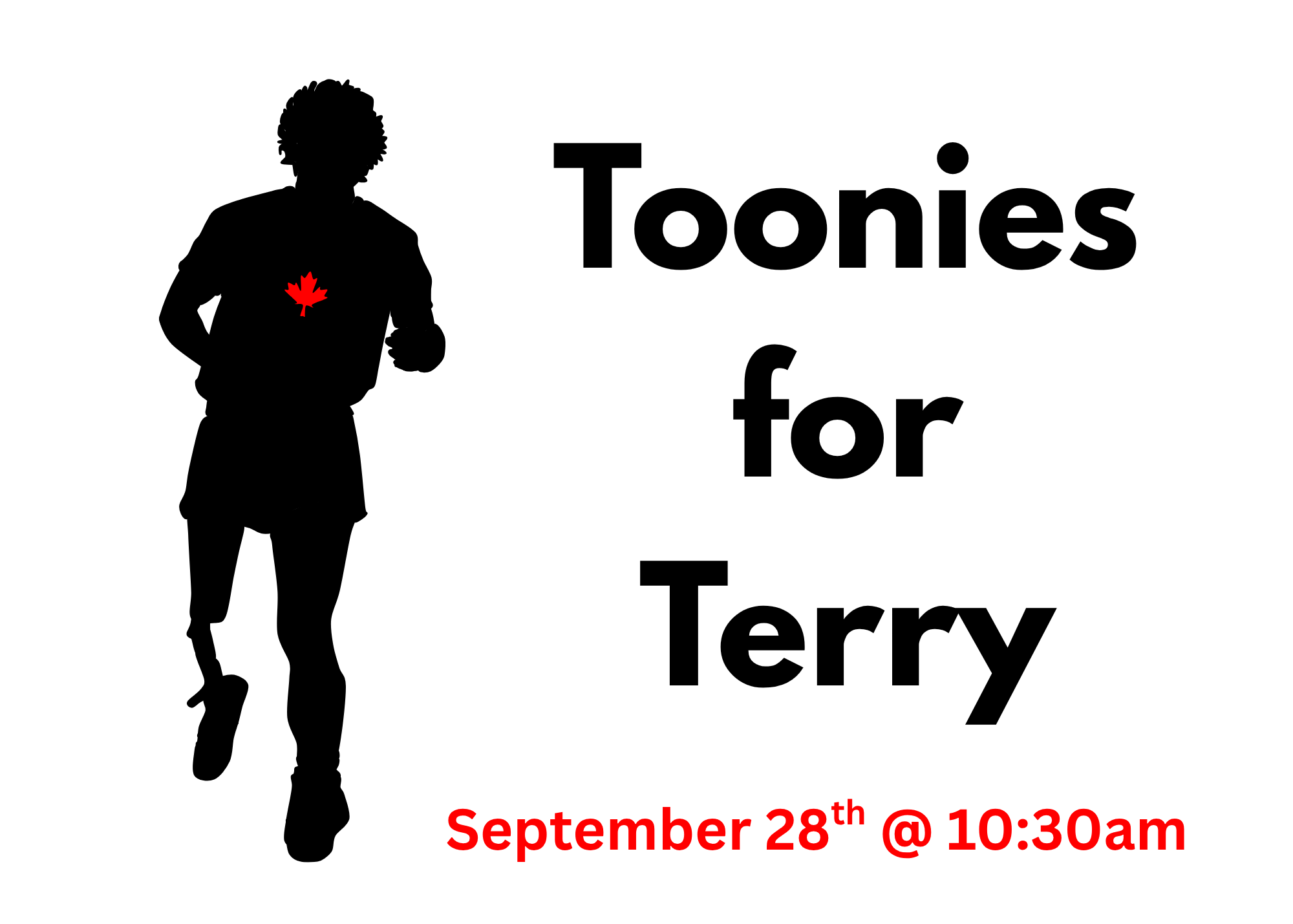 We are collecting toonies for Terry!