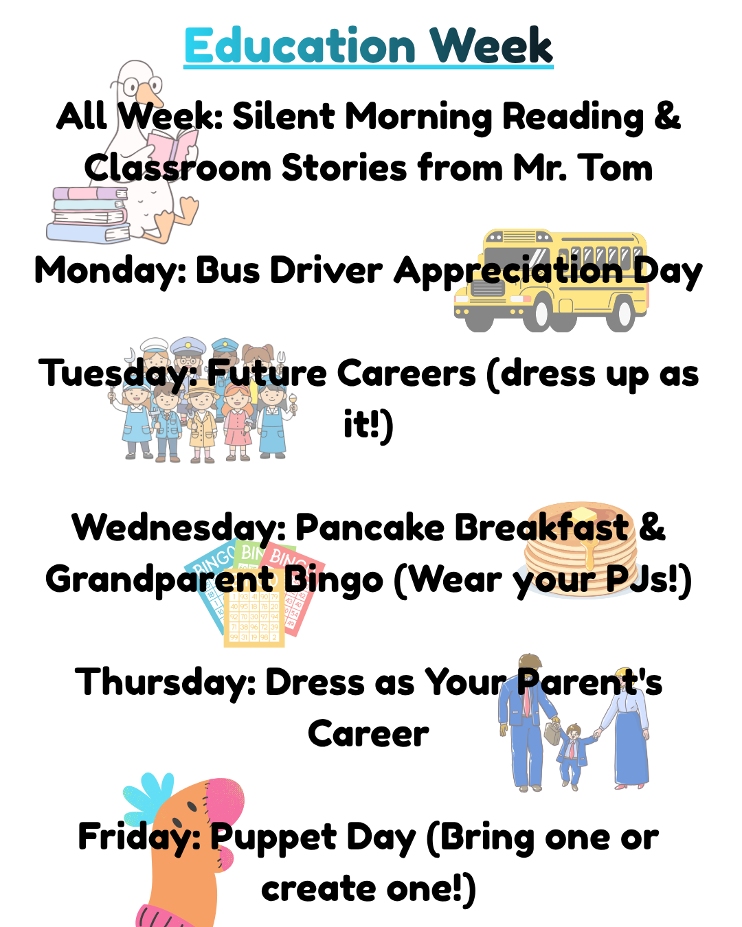 Education Week is Oct 19 - 23